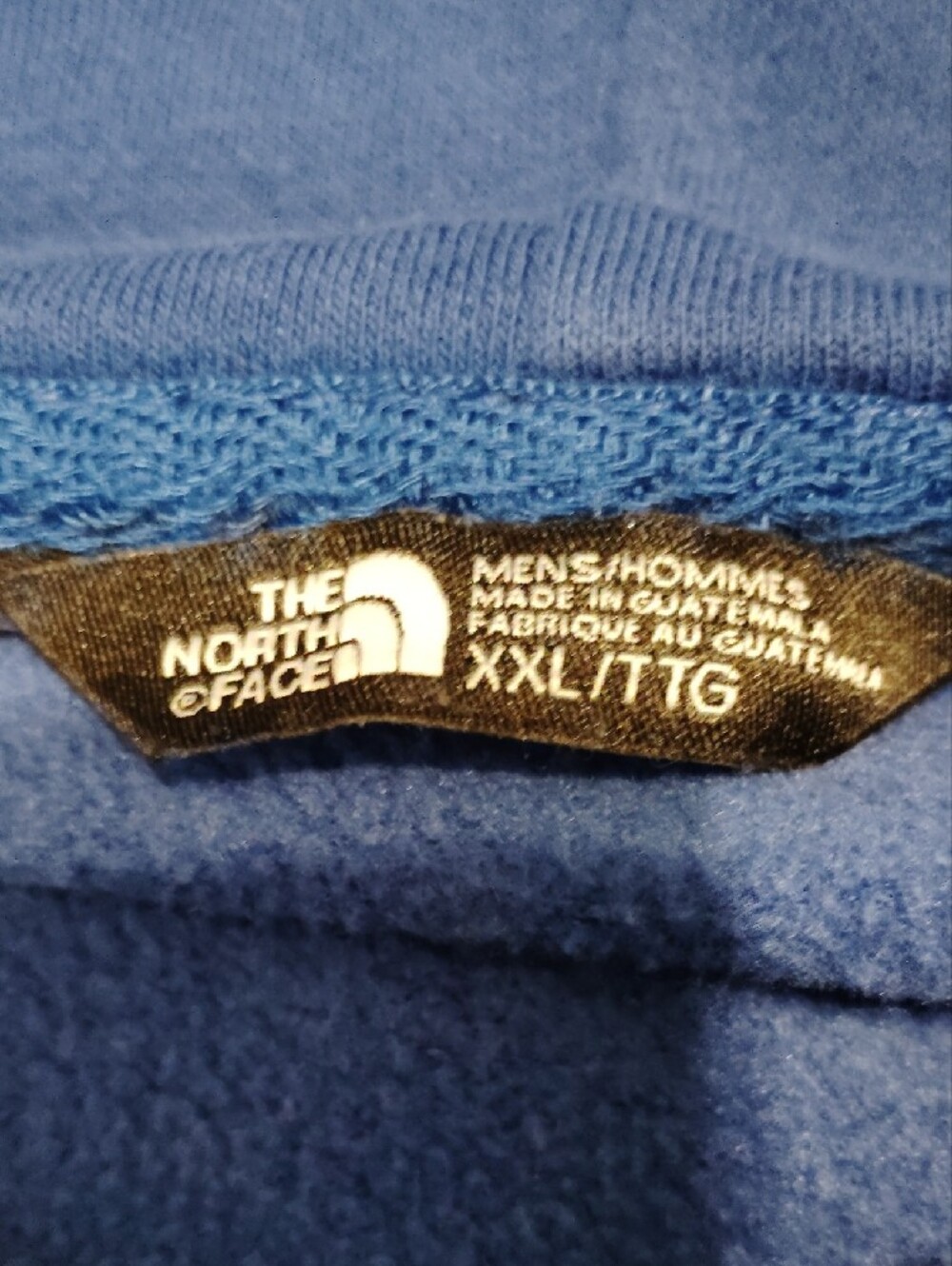 The North Face Blue Pullover Hoodie with White Logo - Picture 2 of 3